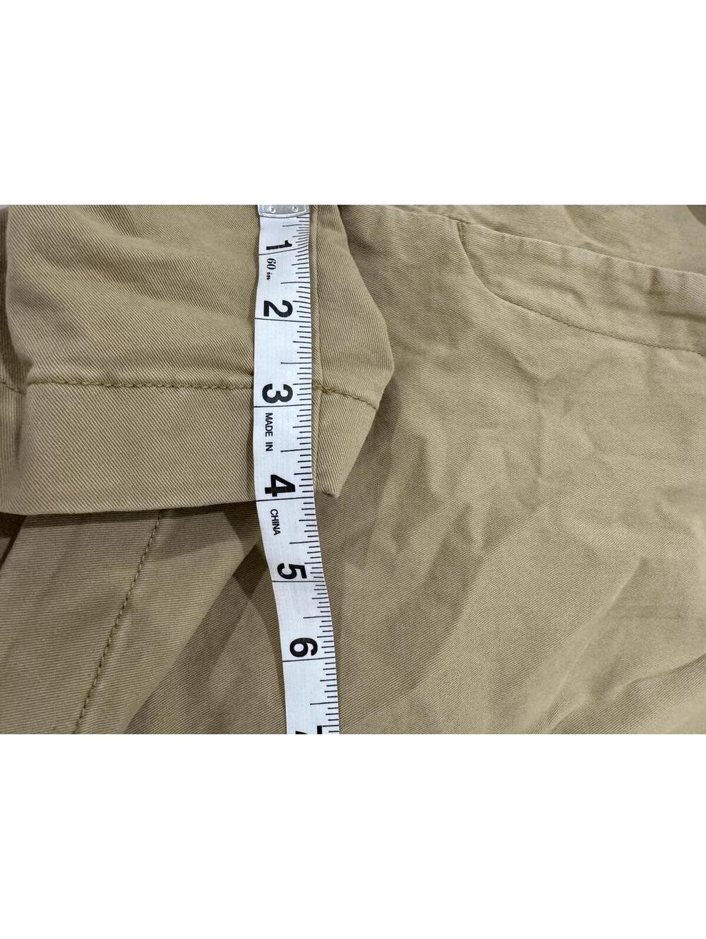 NWT Banana Republic Belted Authentic Chino Shorts Tan Khaki 16 - Picture 9 of 9